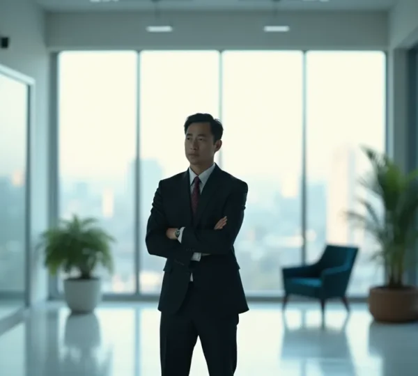 Illustration conceptuelle représentant une PME face au choix stratégique d'externaliser sa cybersécurité